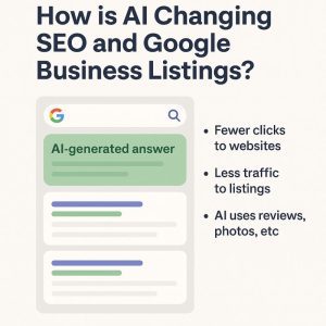 How is AI Changing SEO and Google Listings